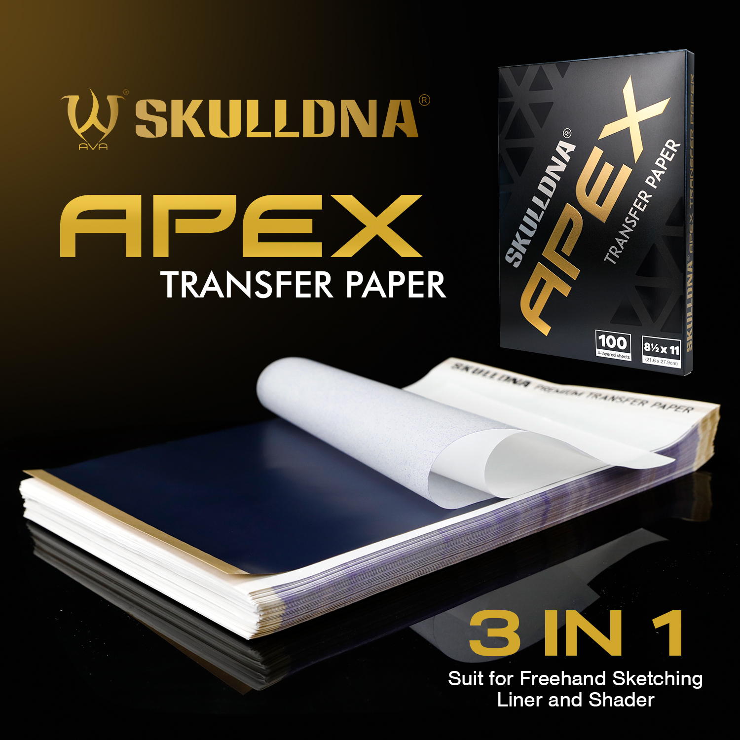 SKULLDNA APEX Thermal Stencil Paper